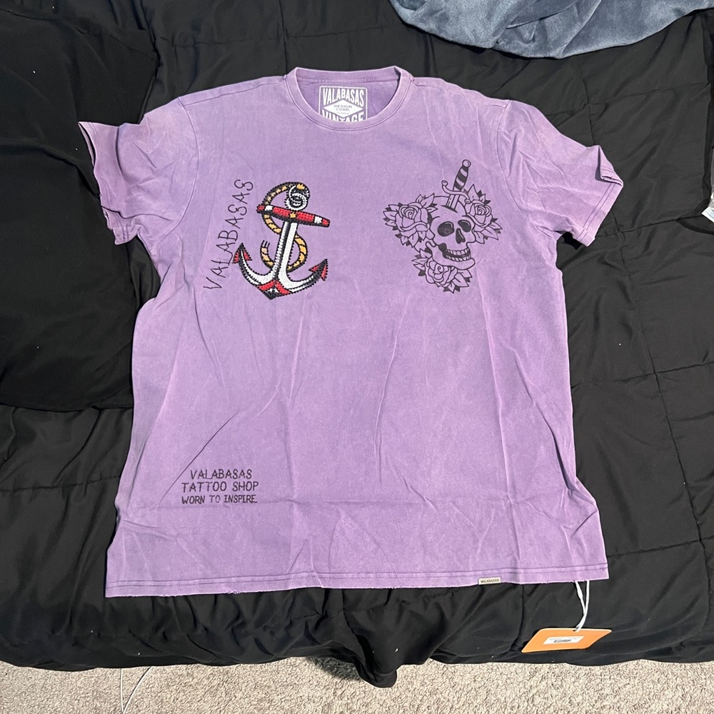 Purple Graphic Men's Shirt